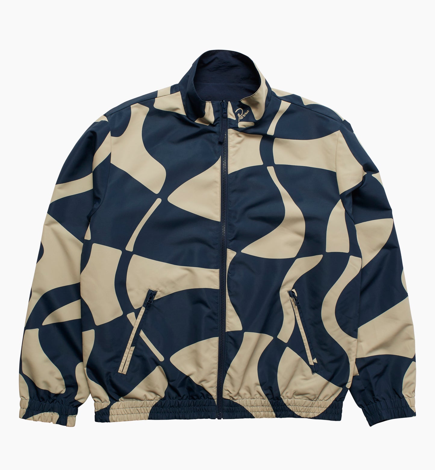 By Parra Zoom Winds Reversible Track Jacket - Navy Blue