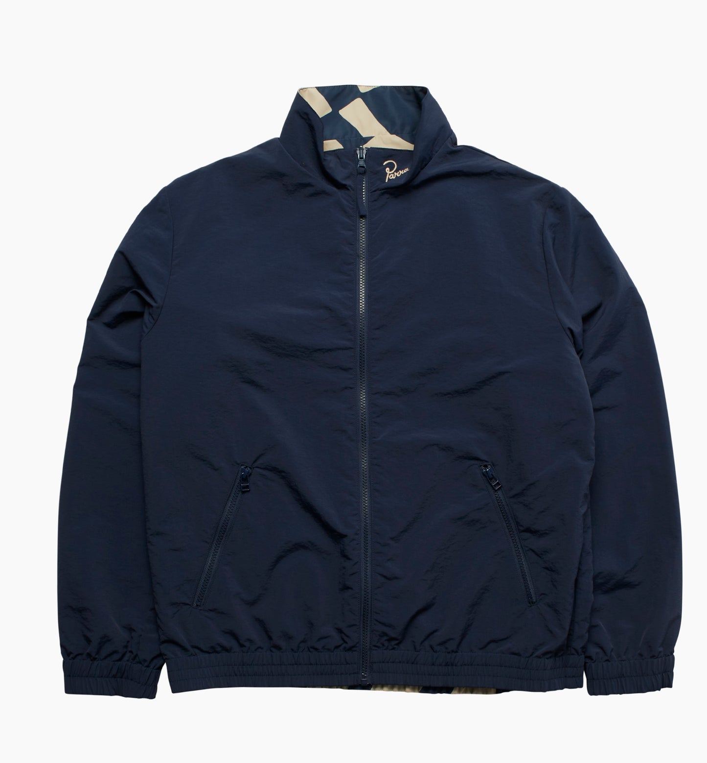 By Parra Zoom Winds Reversible Track Jacket - Navy Blue