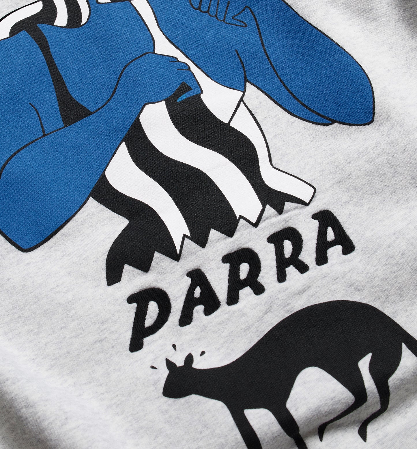 By Parra Cat Defense Hoodie - Heather Grey