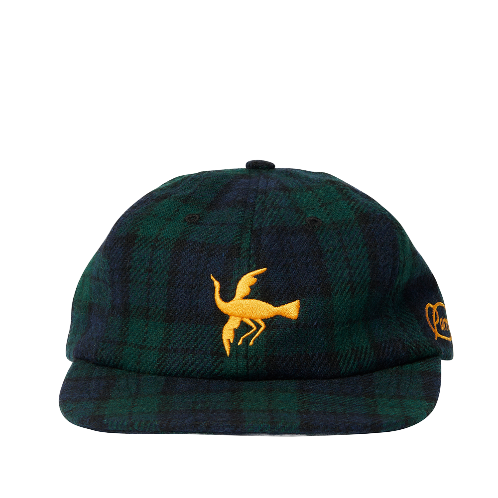 By Parra Clipped Wings 6 Panel Cap - Pine Green