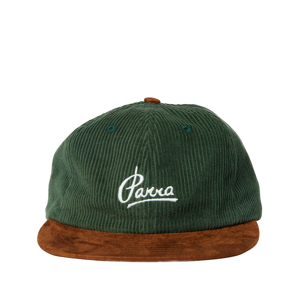 By Parra Painters Script Corduroy 6 Panel Cap - Purple