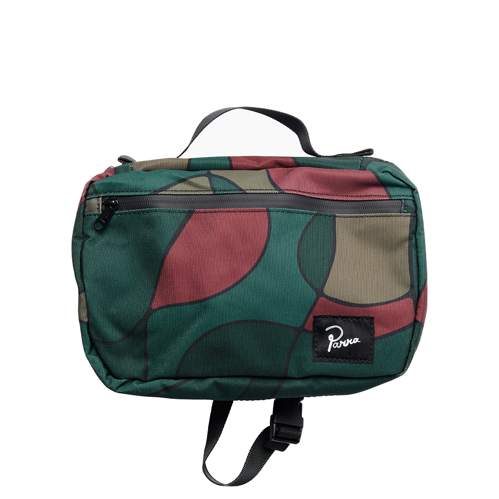 By Parra Trees In Wind Toiletry Bag - Camo Green