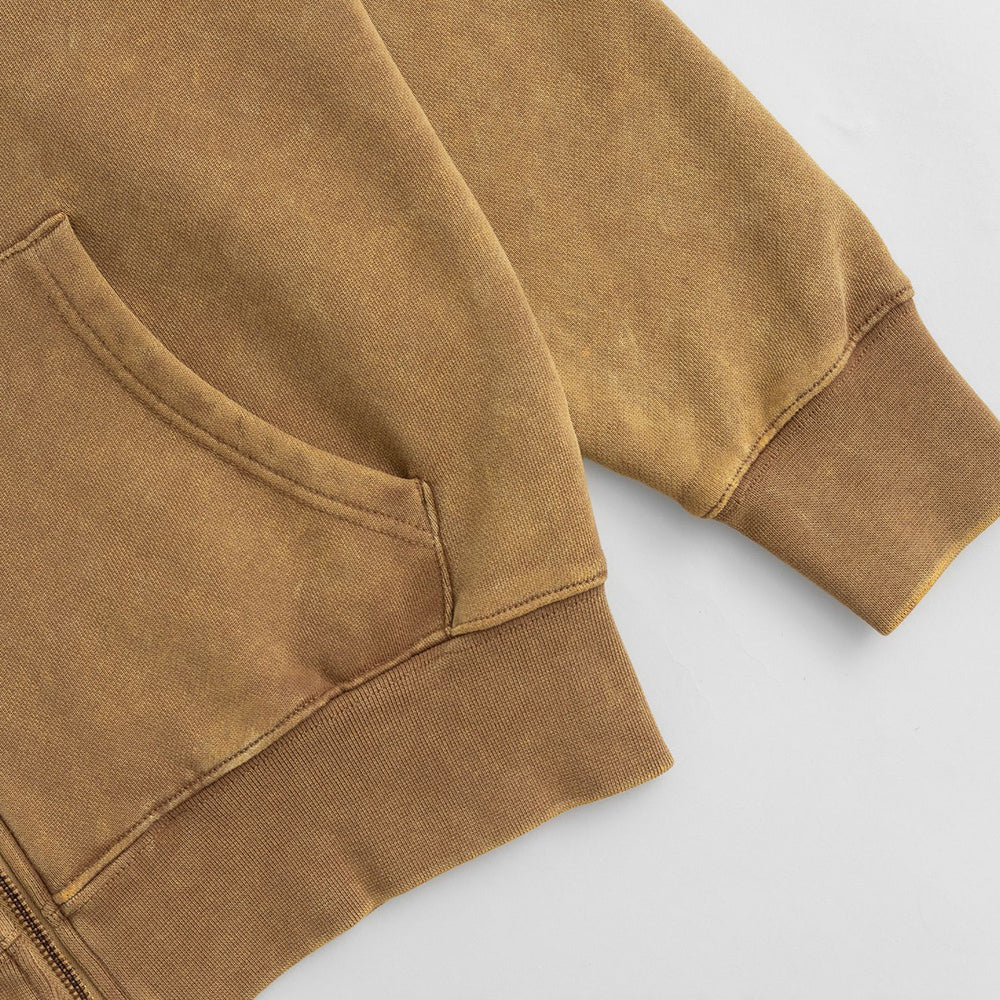 Heresy Celtic Zip Hood - Brown