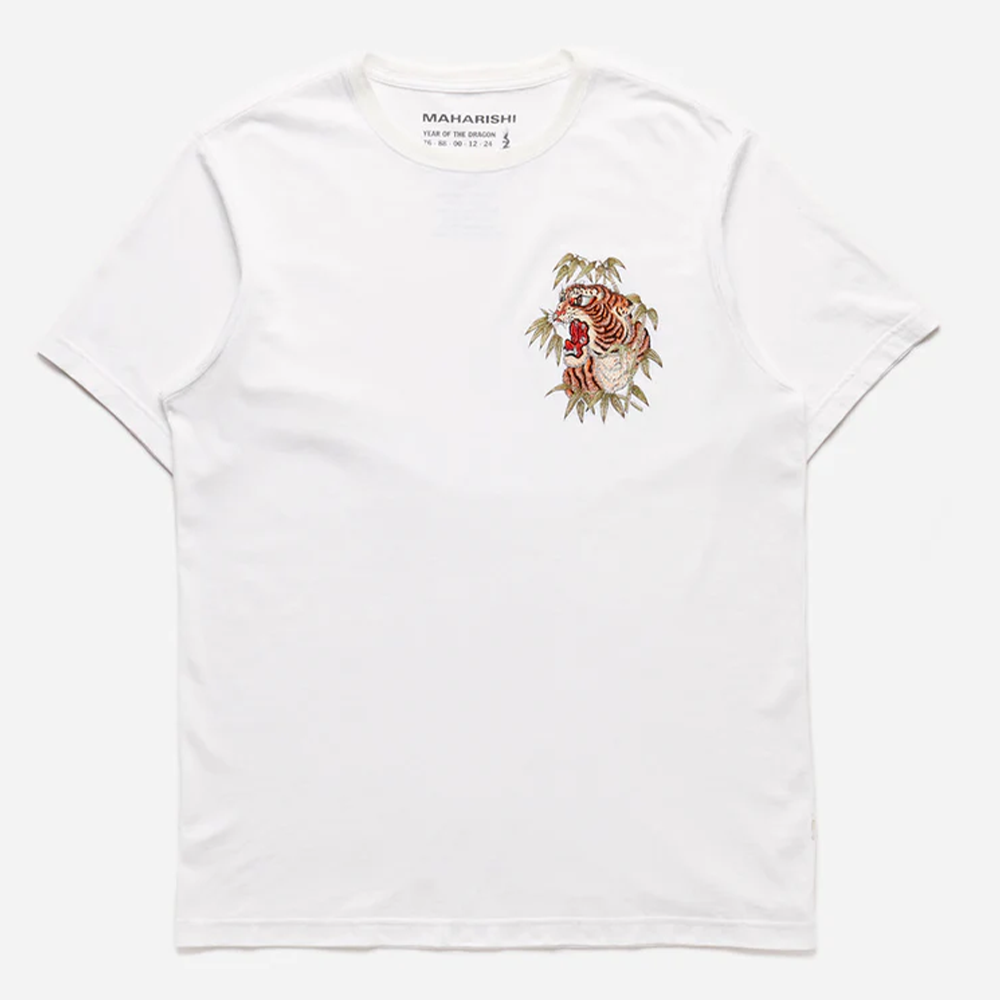 Maharishi Maha Tiger T-Shirt - White