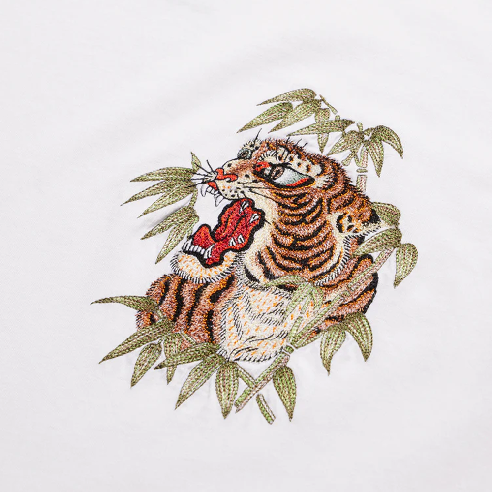 Maharishi Maha Tiger T-Shirt - White