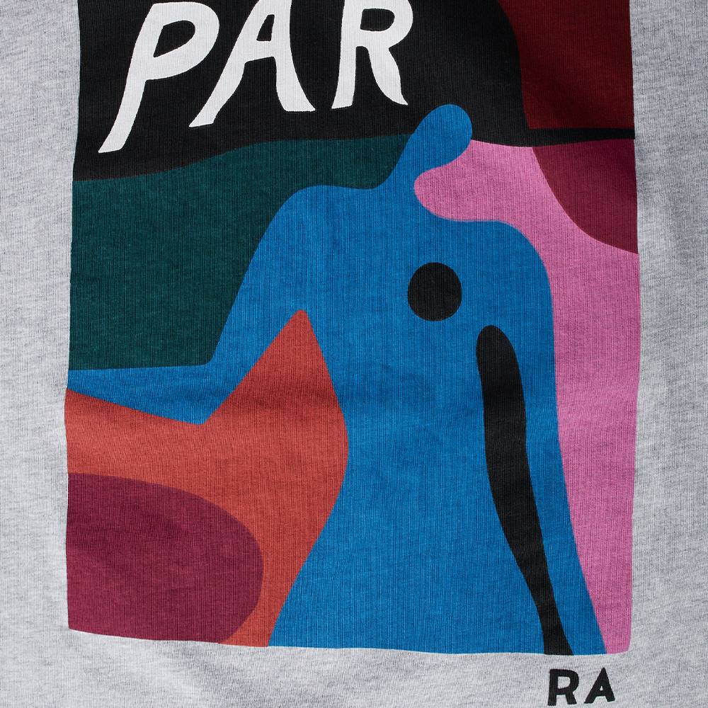 By Parra Ghost Caves T-Shirt - Heather Grey