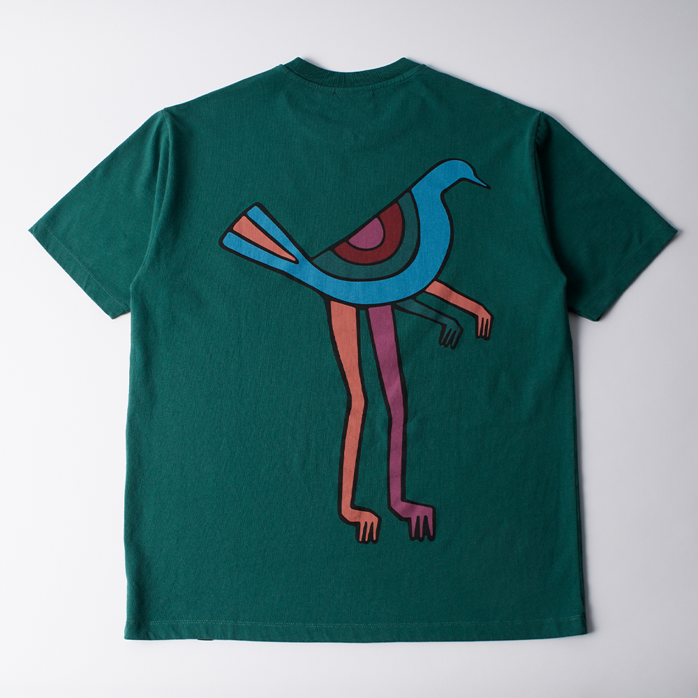 By Parra Pigeon Legs T-Shirt - Castleton Green