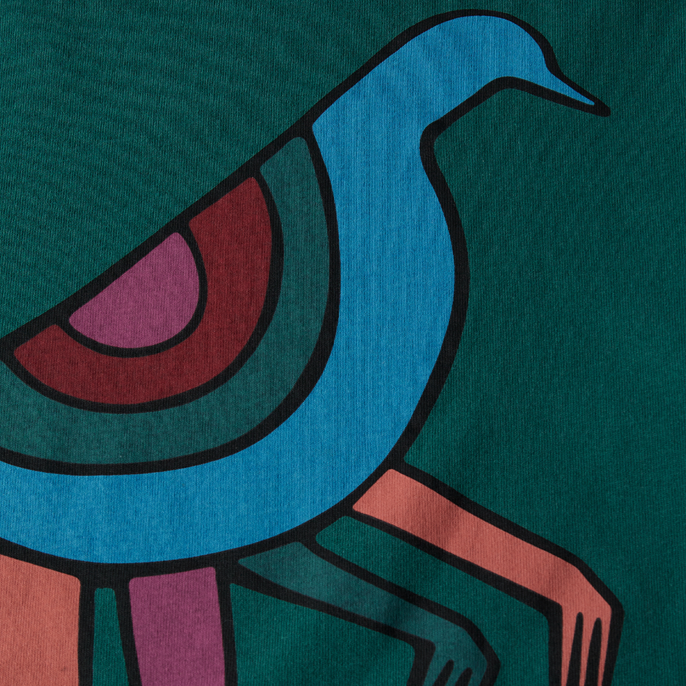By Parra Pigeon Legs T-Shirt - Castleton Green