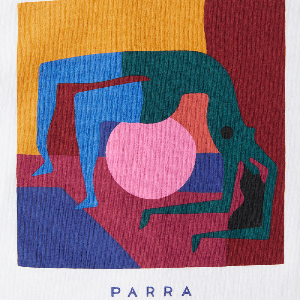 By Parra Yoga Balled T-Shirt - White