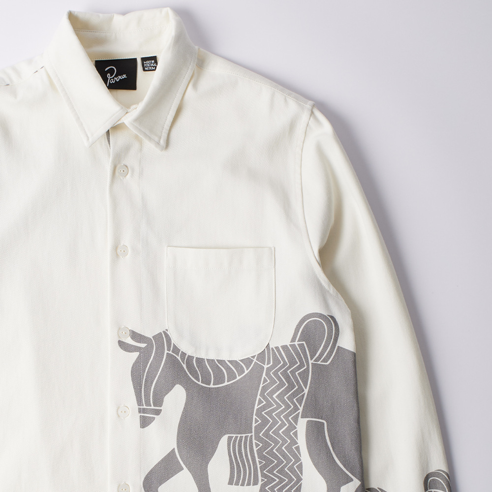 By Parra Repeated Horse Shirt - Off White