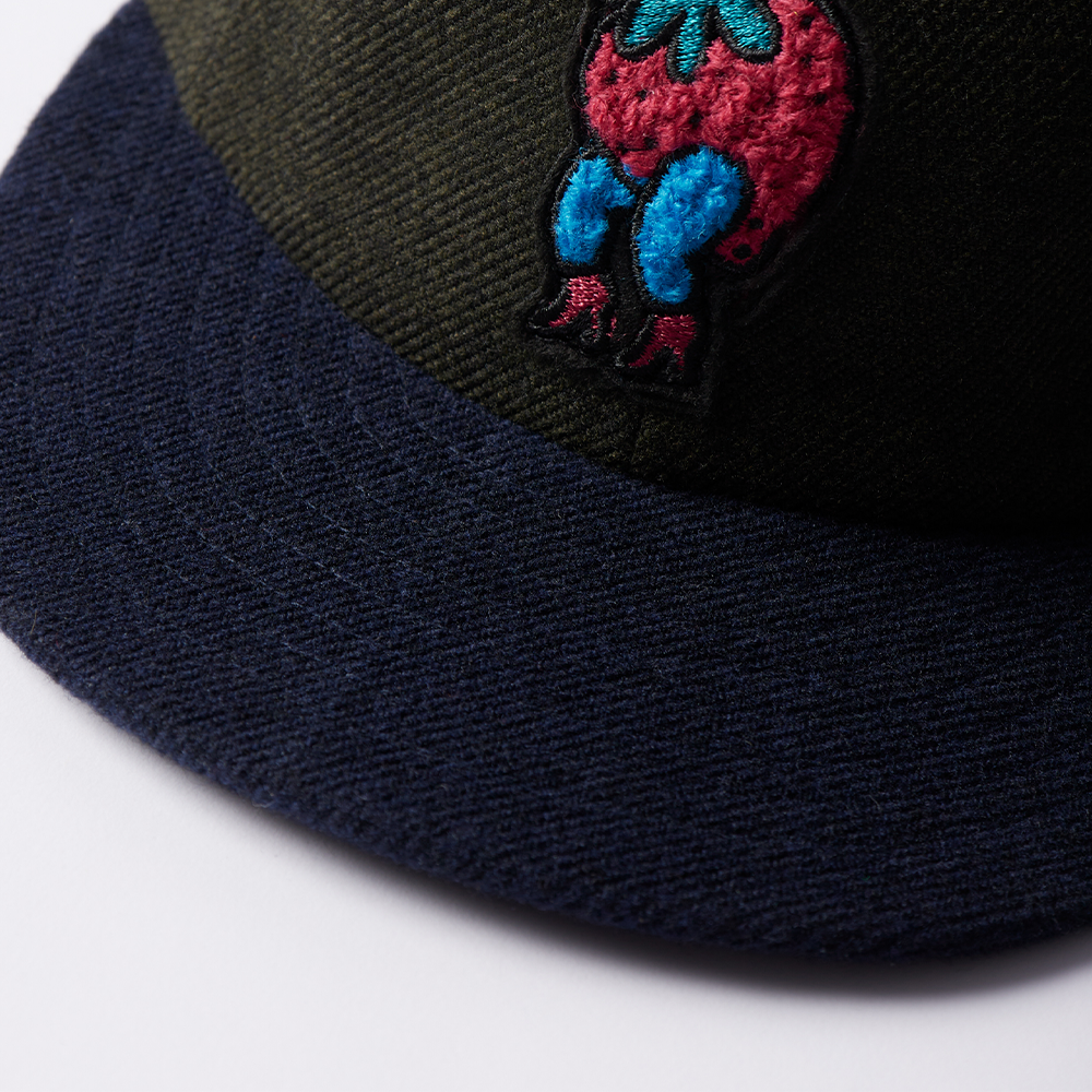 By Parra Stupid Strawberry 6P Hat - Hunter Green