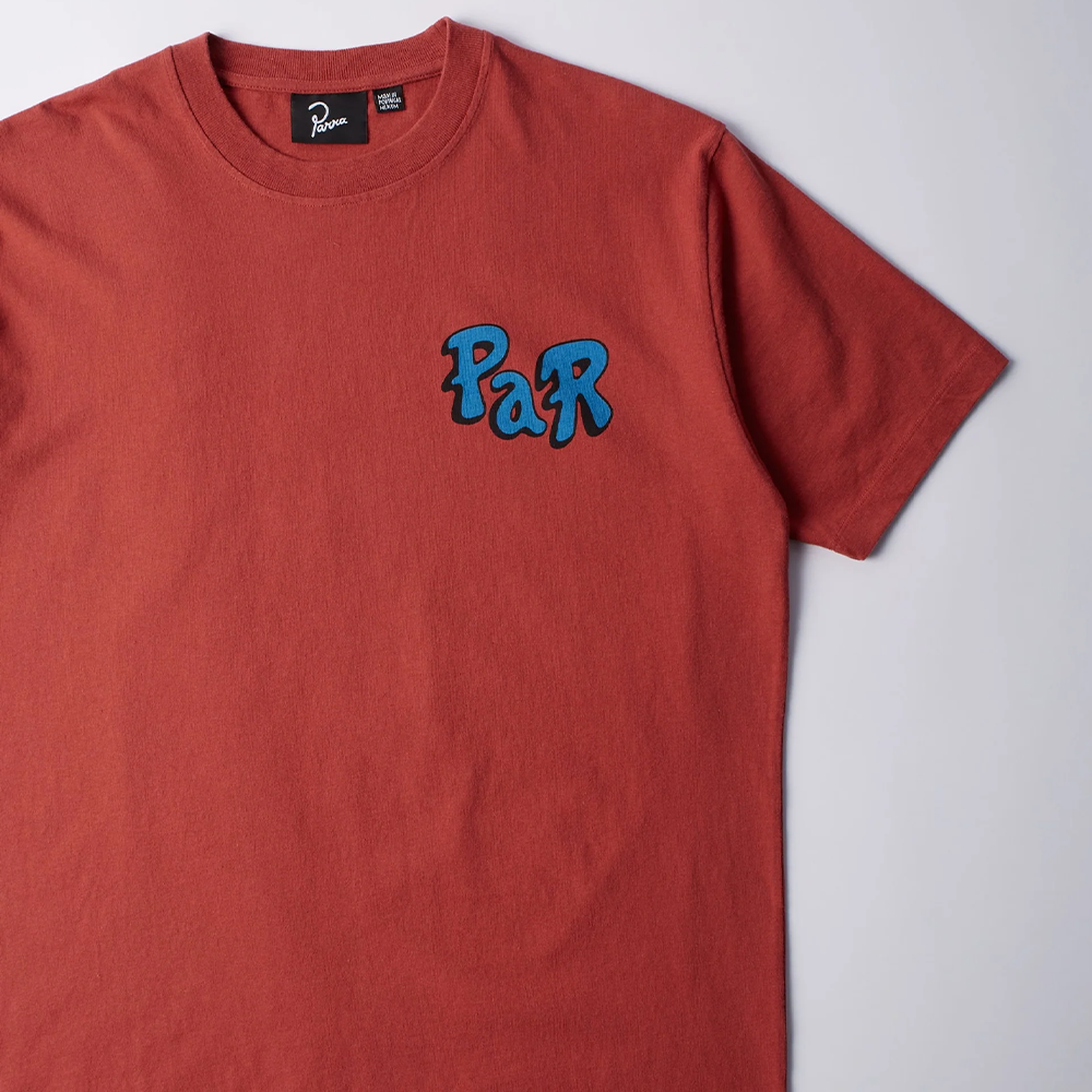 By Parra Wheeled Bird T-Shirt - Rust