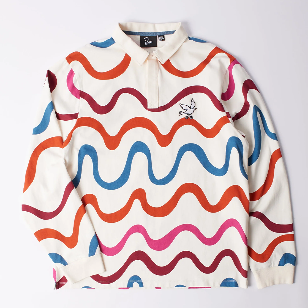 By Parra Colored Soundwave Polo Shirt - Off White