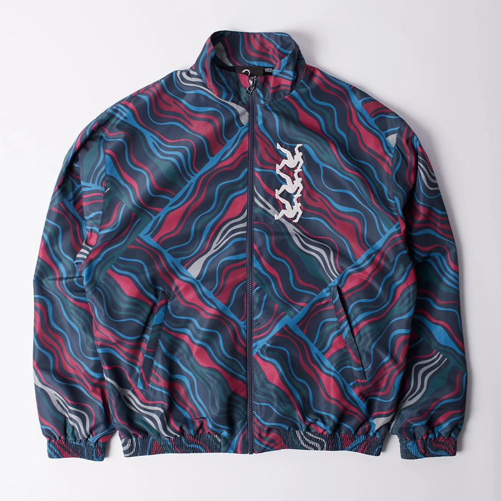 By Parra Track Flow Track Jacket - Navy Blue