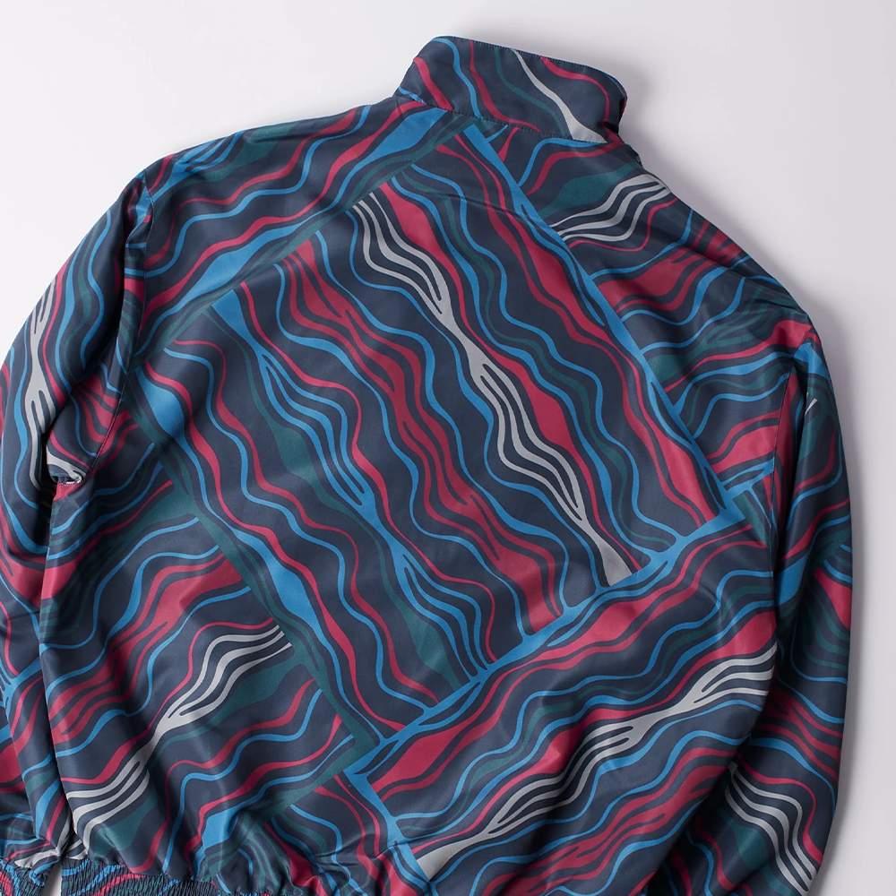 By Parra Track Flow Track Jacket - Navy Blue