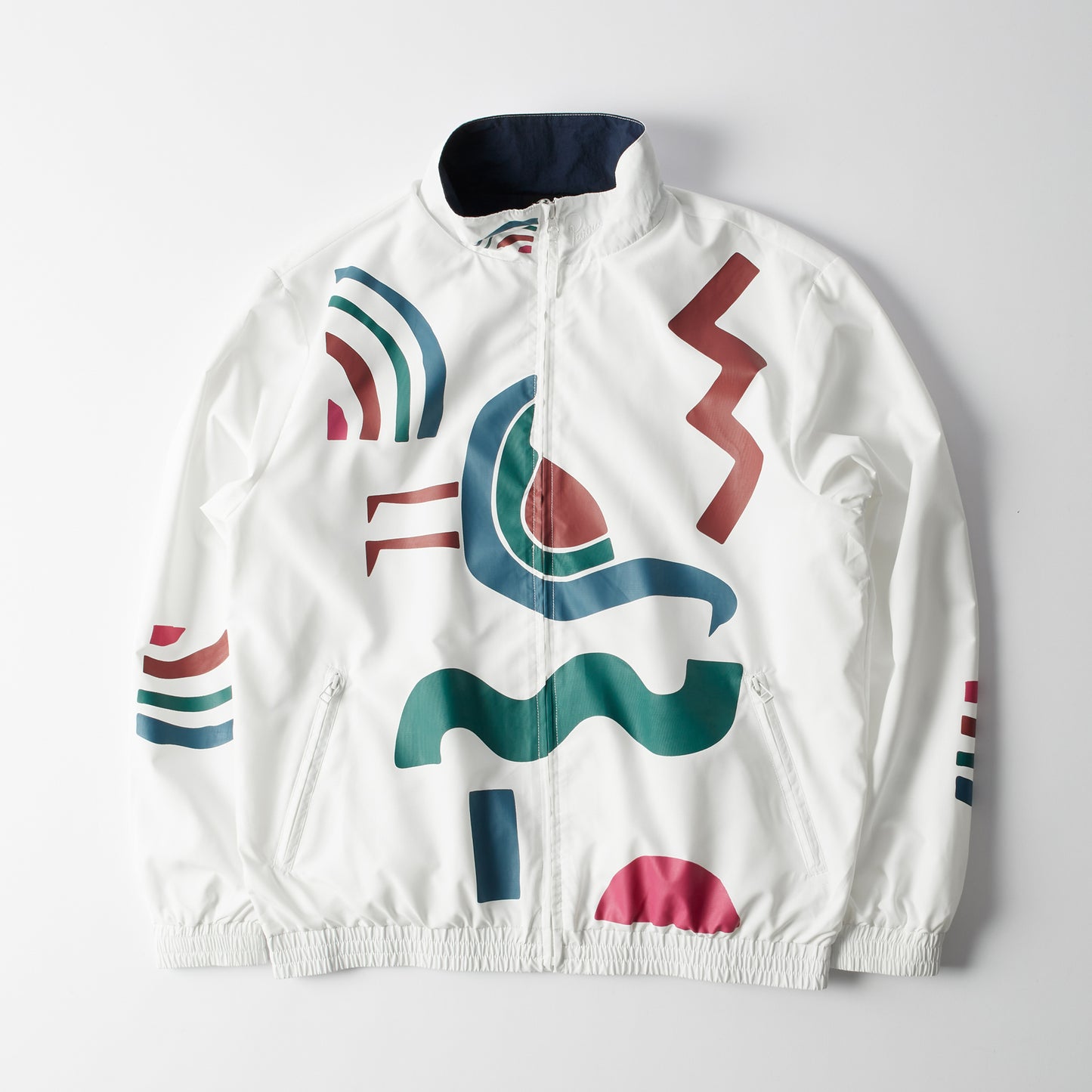 By Parra Tennis Maybe? Track Jacket - White