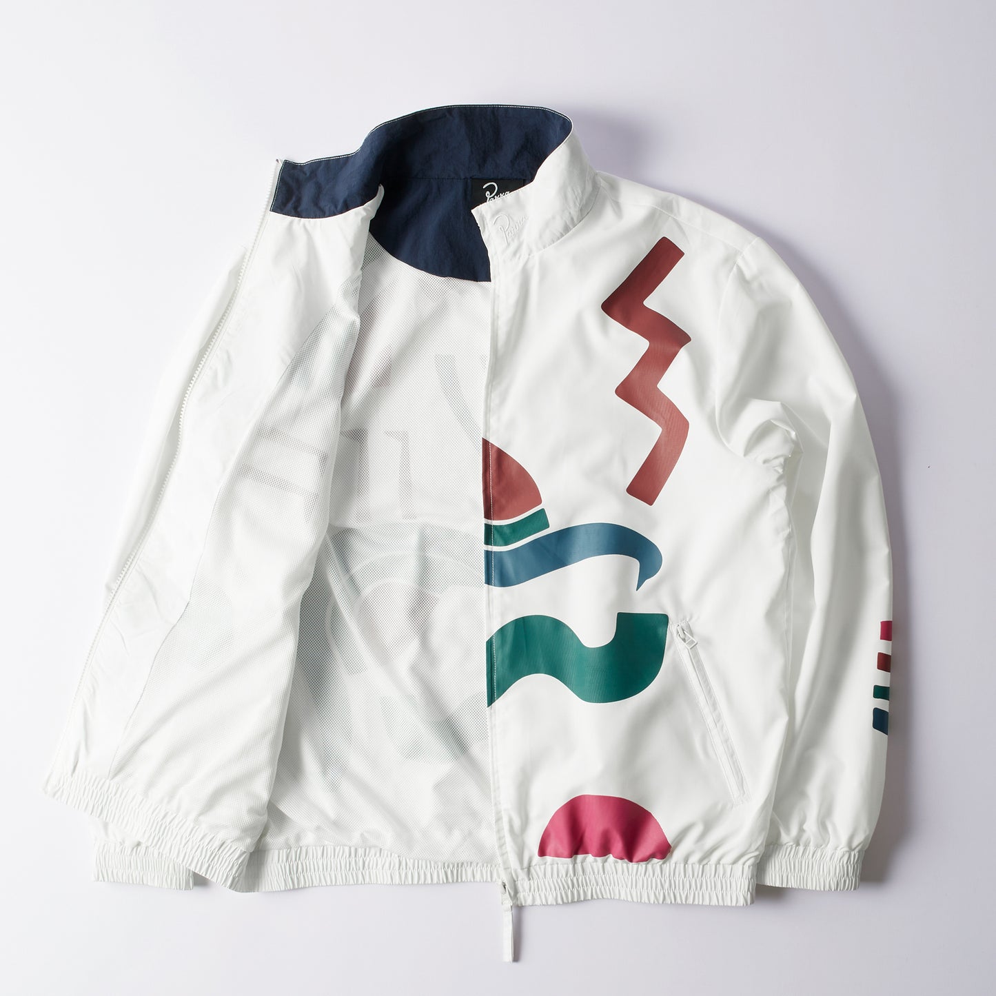 By Parra Tennis Maybe? Track Jacket - White