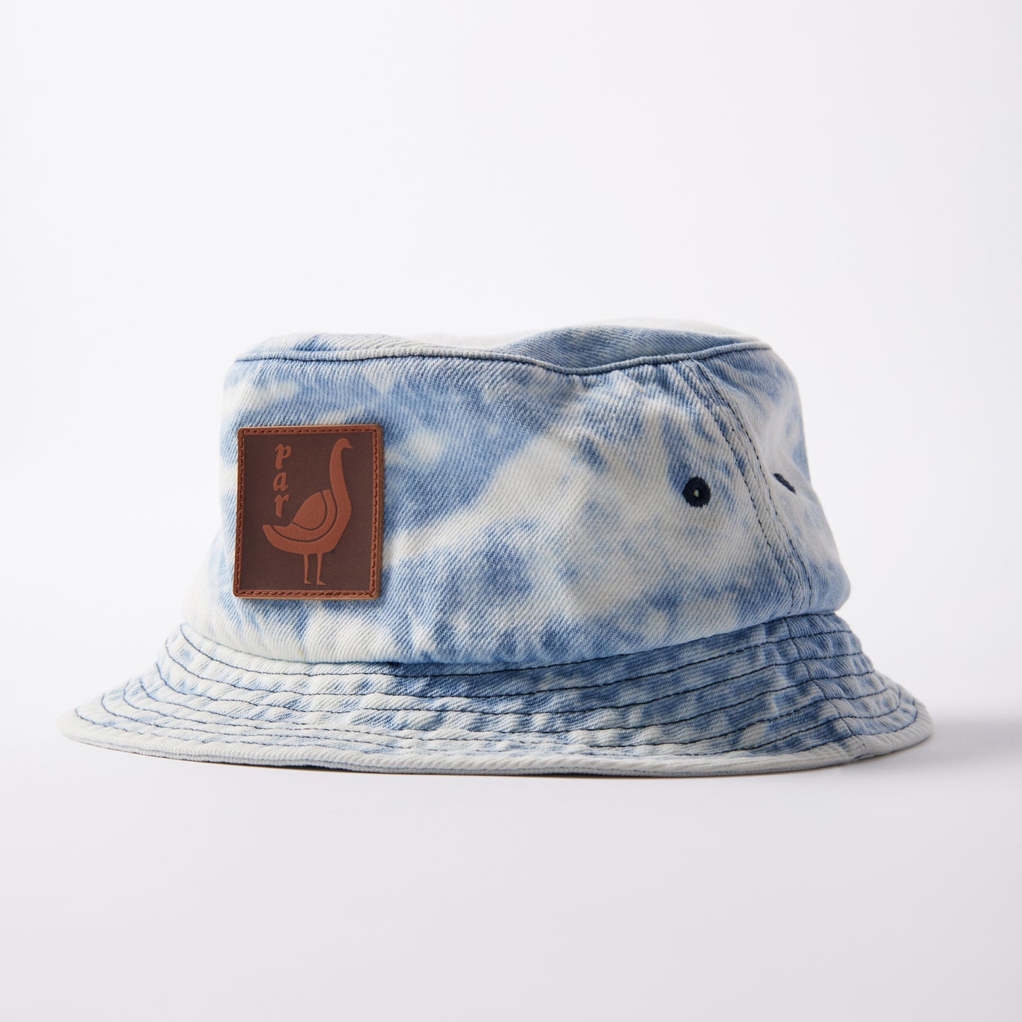 By Parra The Great Goose Bucket Hat - Washed Light Blue
