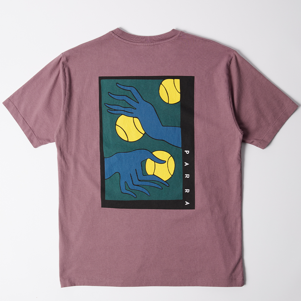 By Parra Ball Catcher T-Shirt - Dusty Rose
