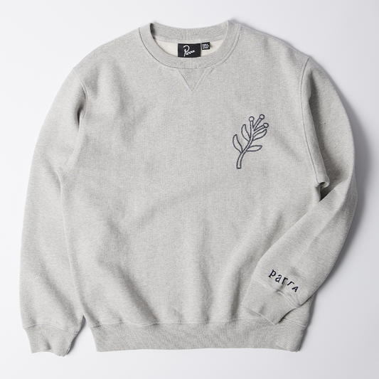 By Parra Duck Attack Crew Sweat - Heather Grey