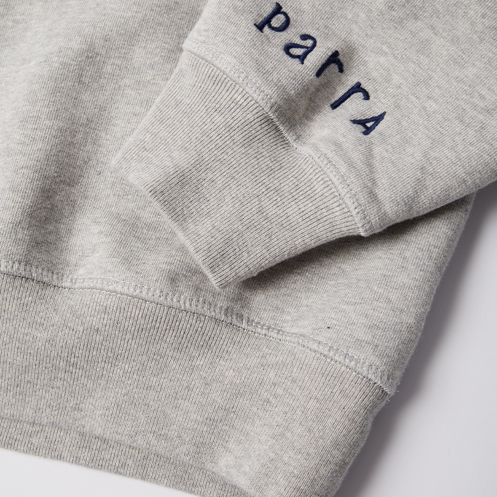 By Parra Duck Attack Crew Sweat - Heather Grey