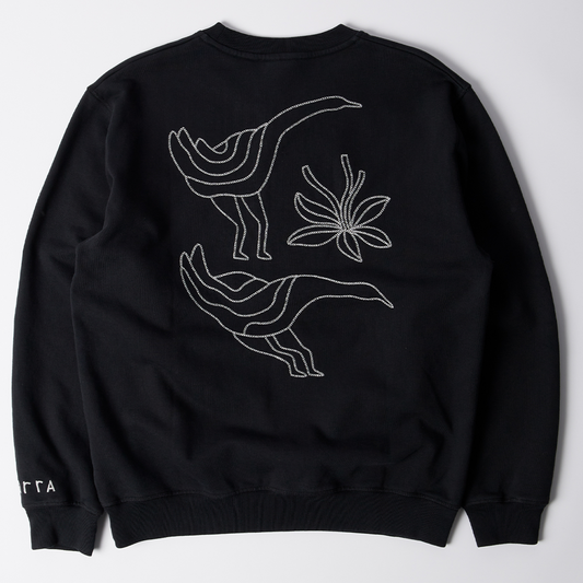 By Parra Duck Attack Crew Sweat - Black
