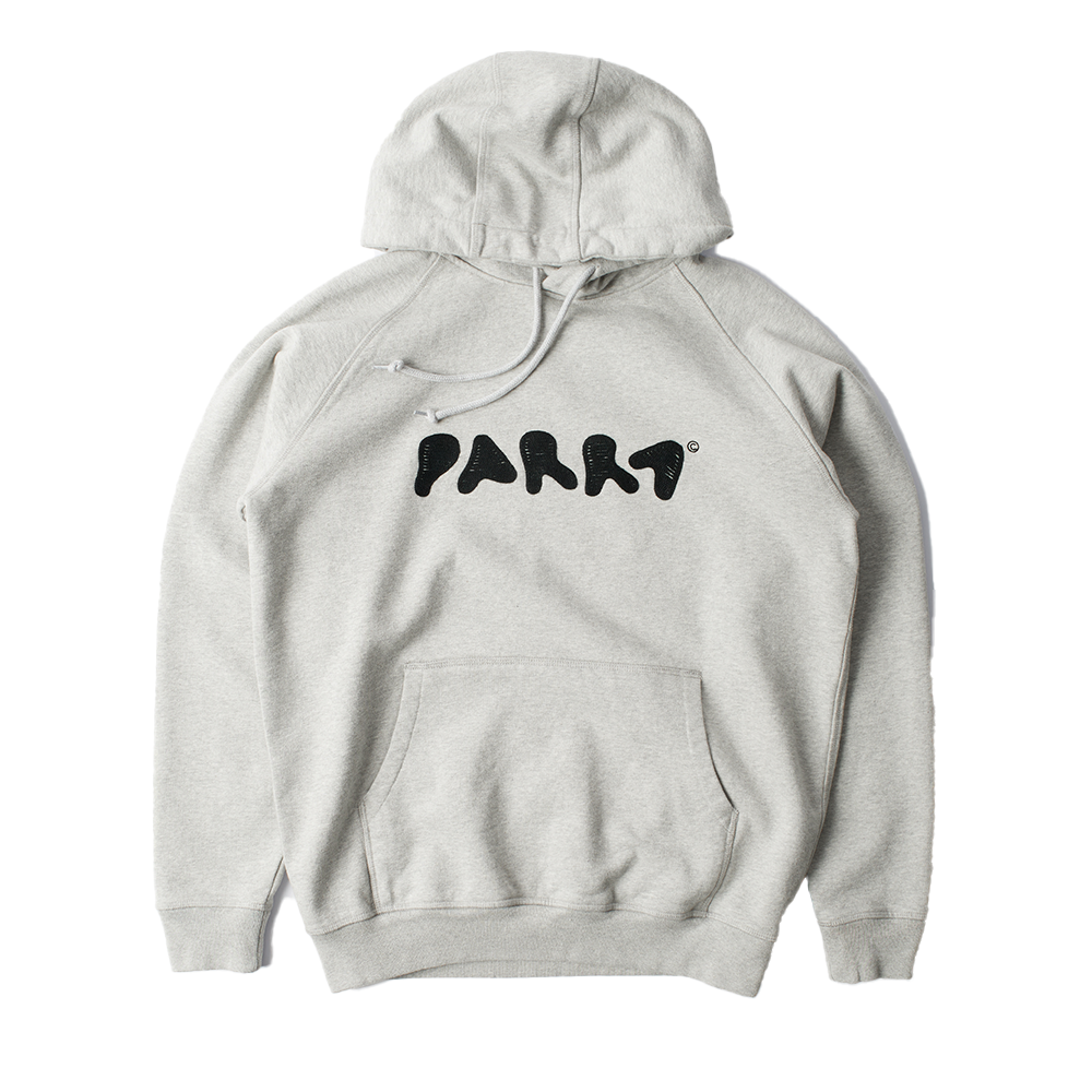 By Parra Blob Logo Hooded Sweat - Heather Grey