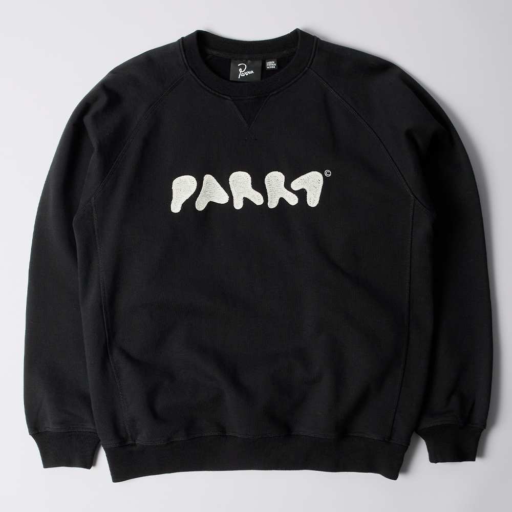 By Parra Blob Logo Crew Sweat - Washed Black