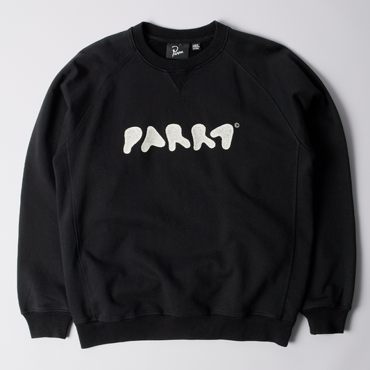 By Parra Blob Logo Crew Sweat - Washed Black