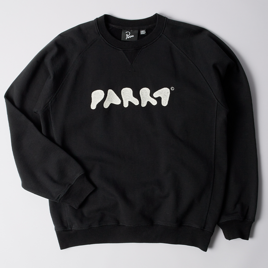 By Parra Blob Logo Crew Sweat - Washed Black