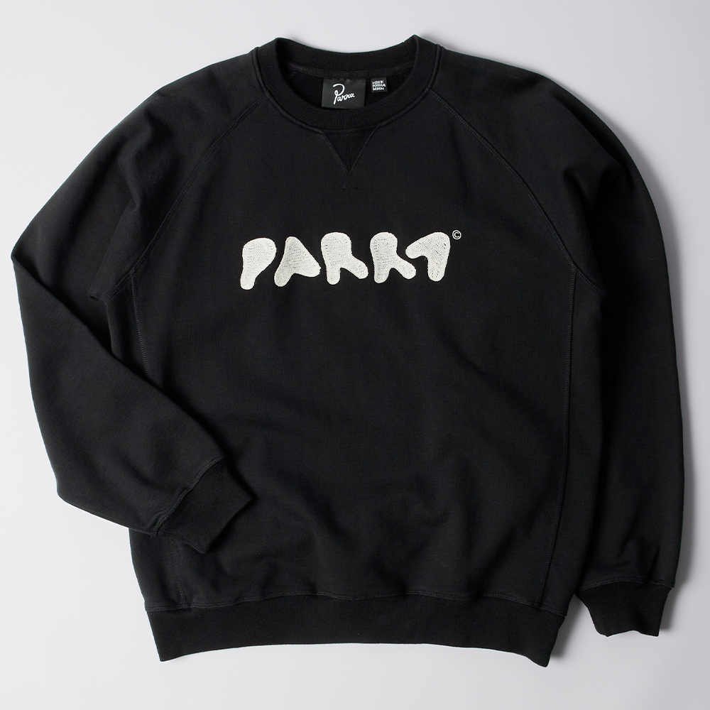 By Parra Blob Logo Crew Sweat - Washed Black