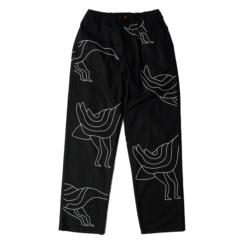 By Parra Stitched Up Duck Pant - Black