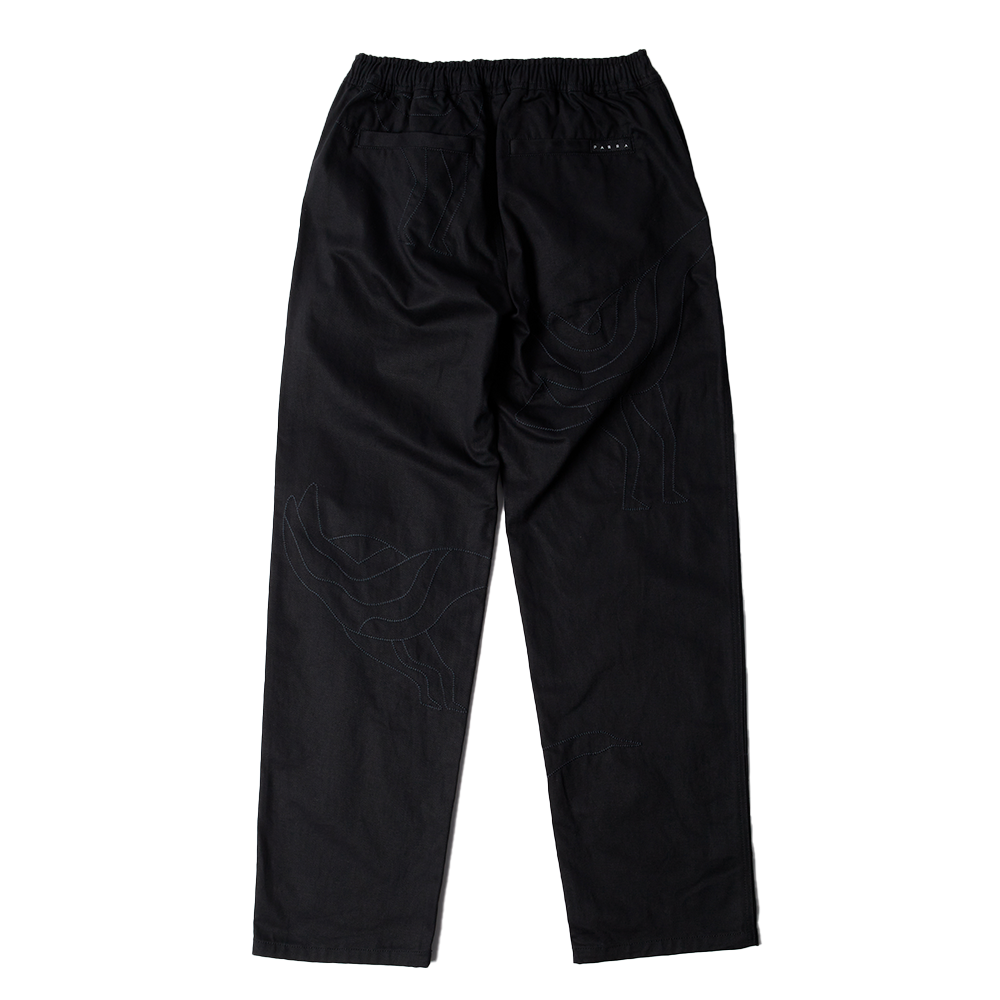 By Parra Stitched Up Duck Pant - Black