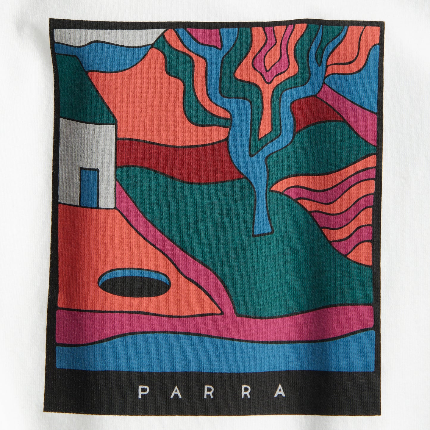 By Parra Hole In The Yard T-Shirt - White