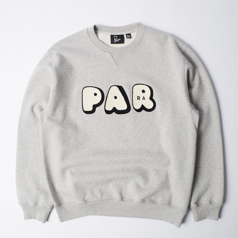 Rounded PAR Crew Sweat - Heather Grey
