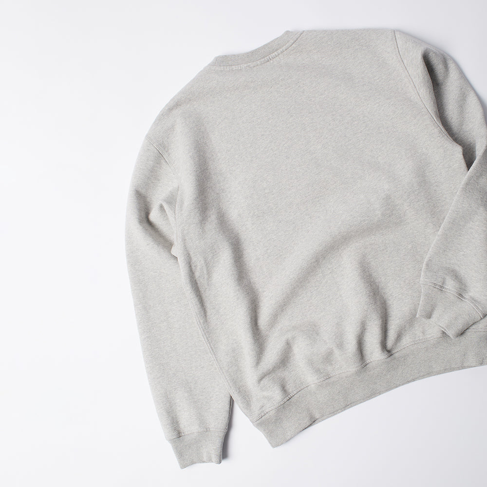 Rounded PAR Crew Sweat - Heather Grey