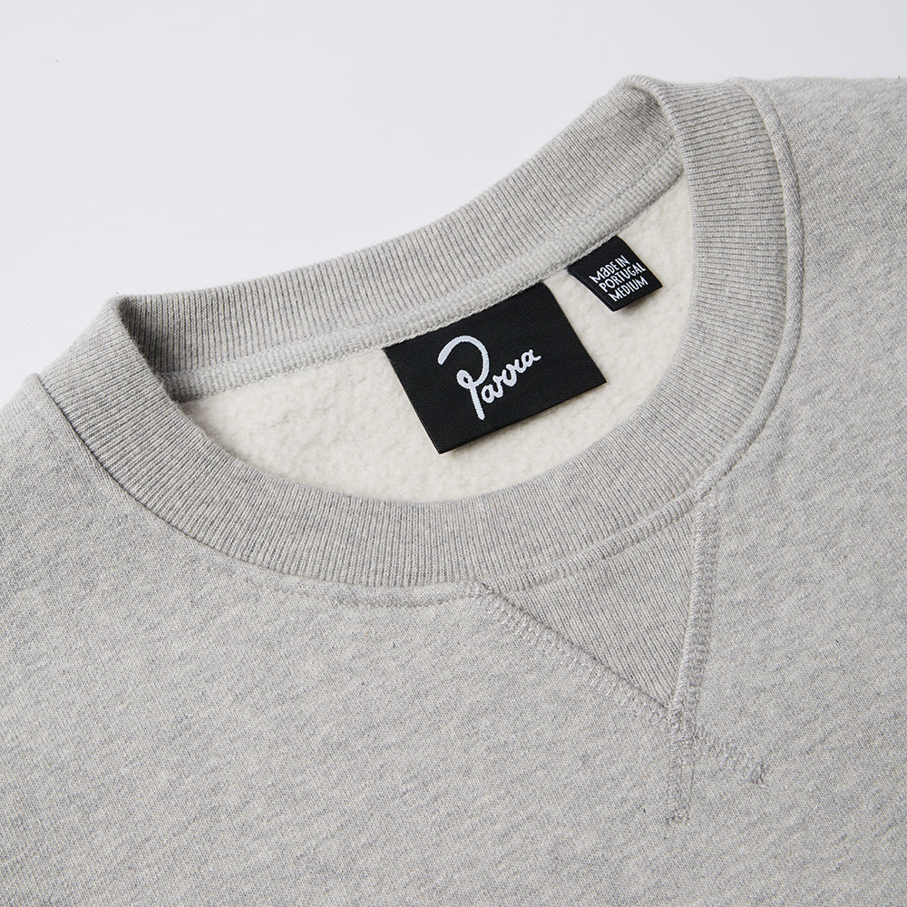 Rounded PAR Crew Sweat - Heather Grey