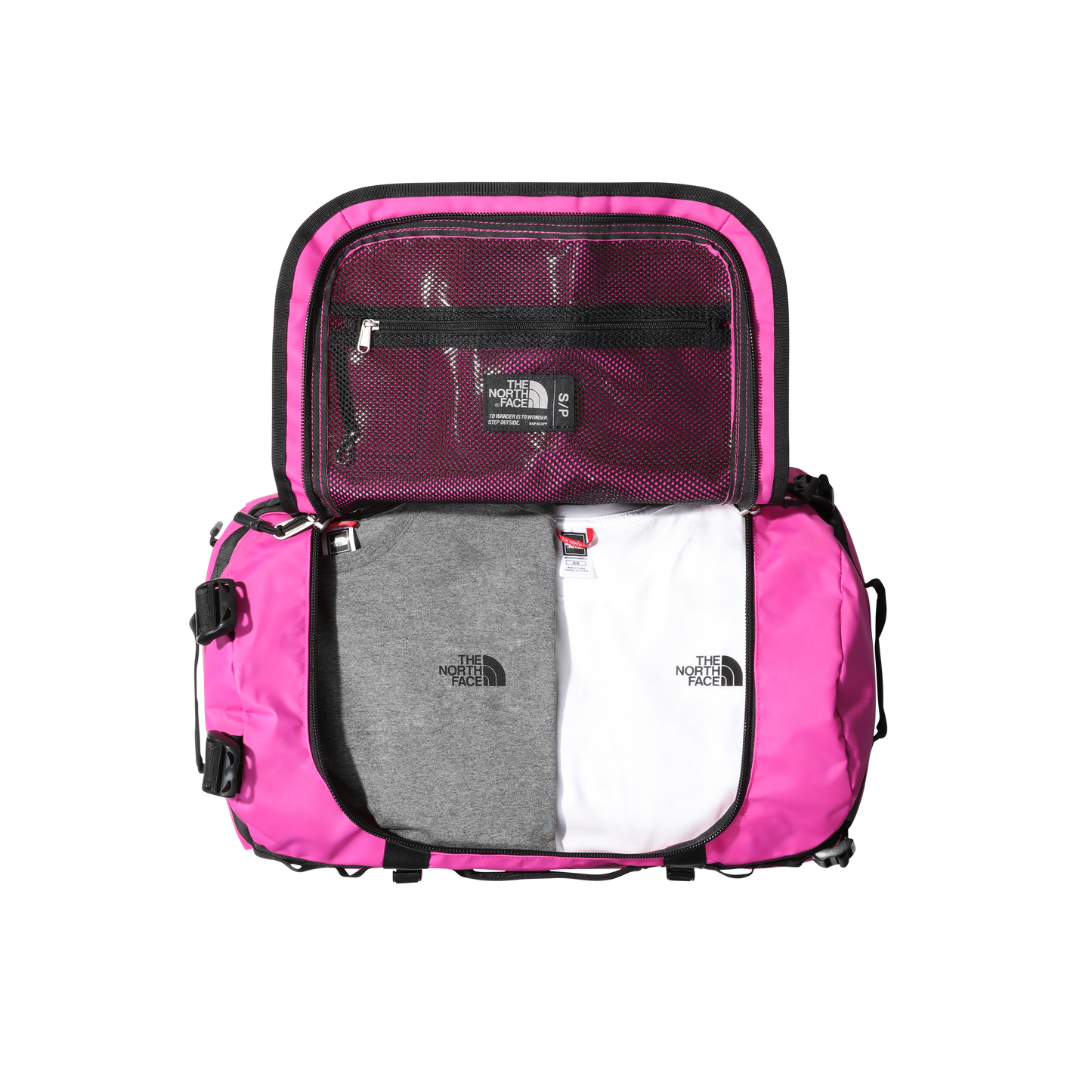 The North Face Base Camp Small Duffel - Fuschia Black