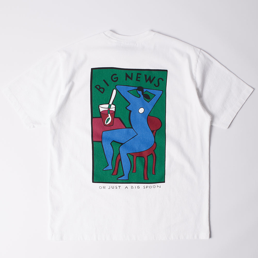 By Parra Big News T-Shirt - White