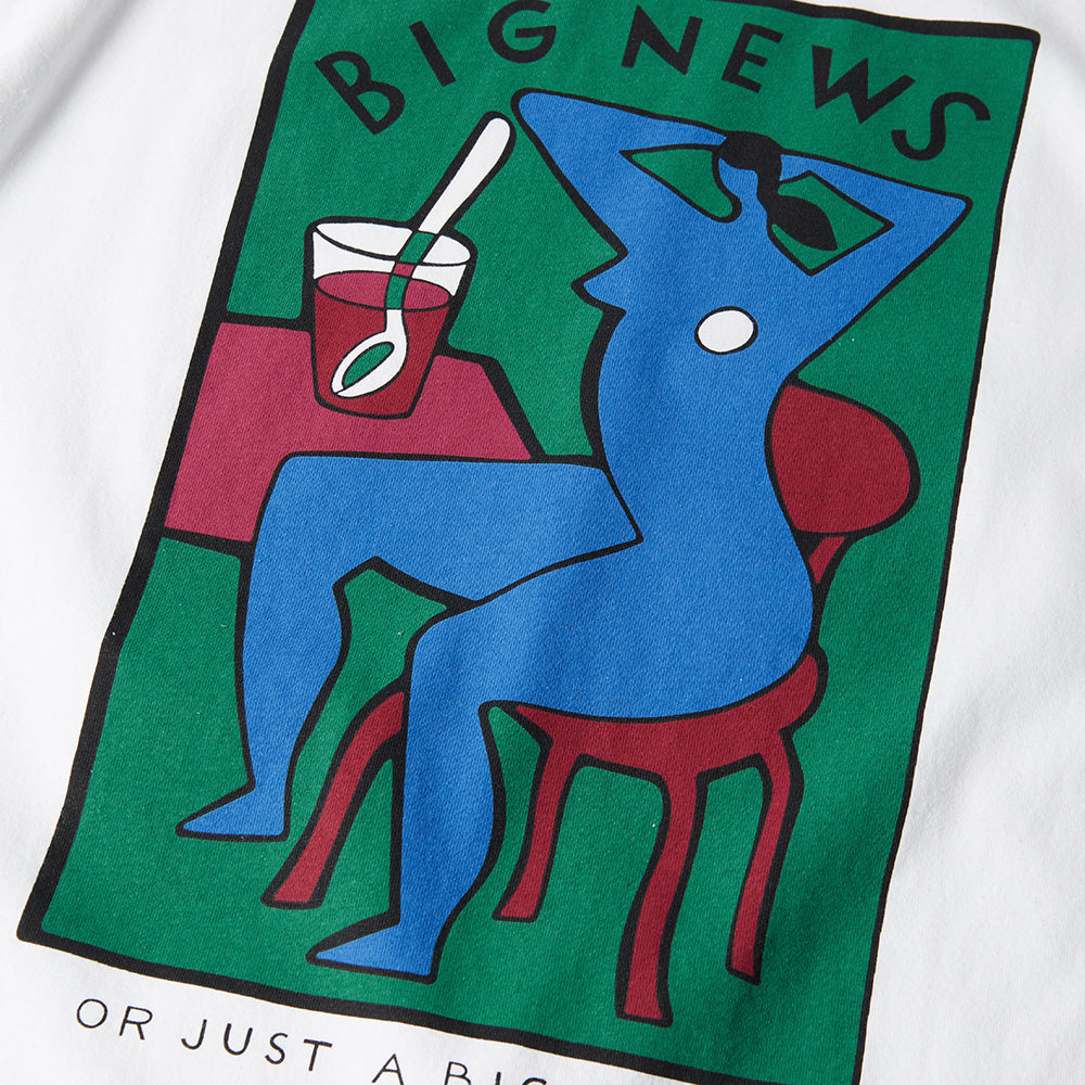 By Parra Big News T-Shirt - White