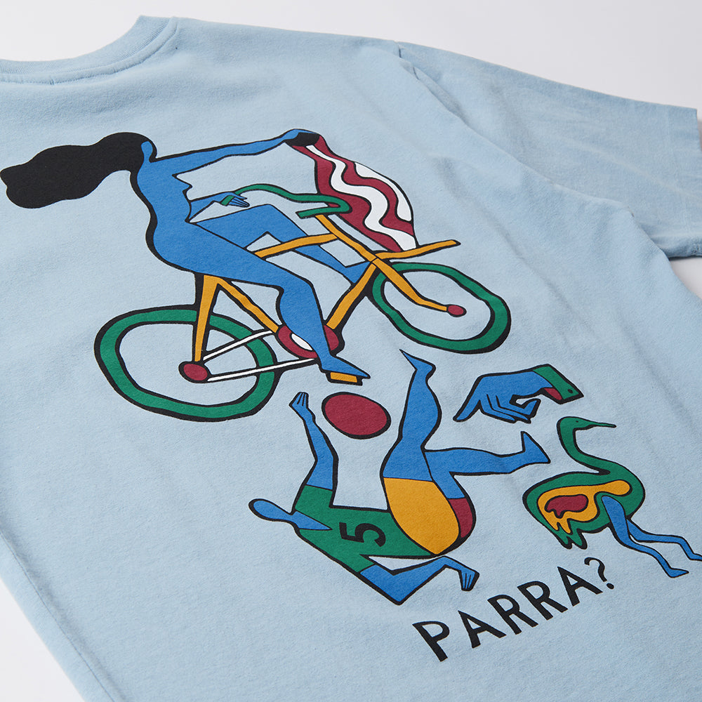 By Parra Vase Delivery T-Shirt - Light Blue