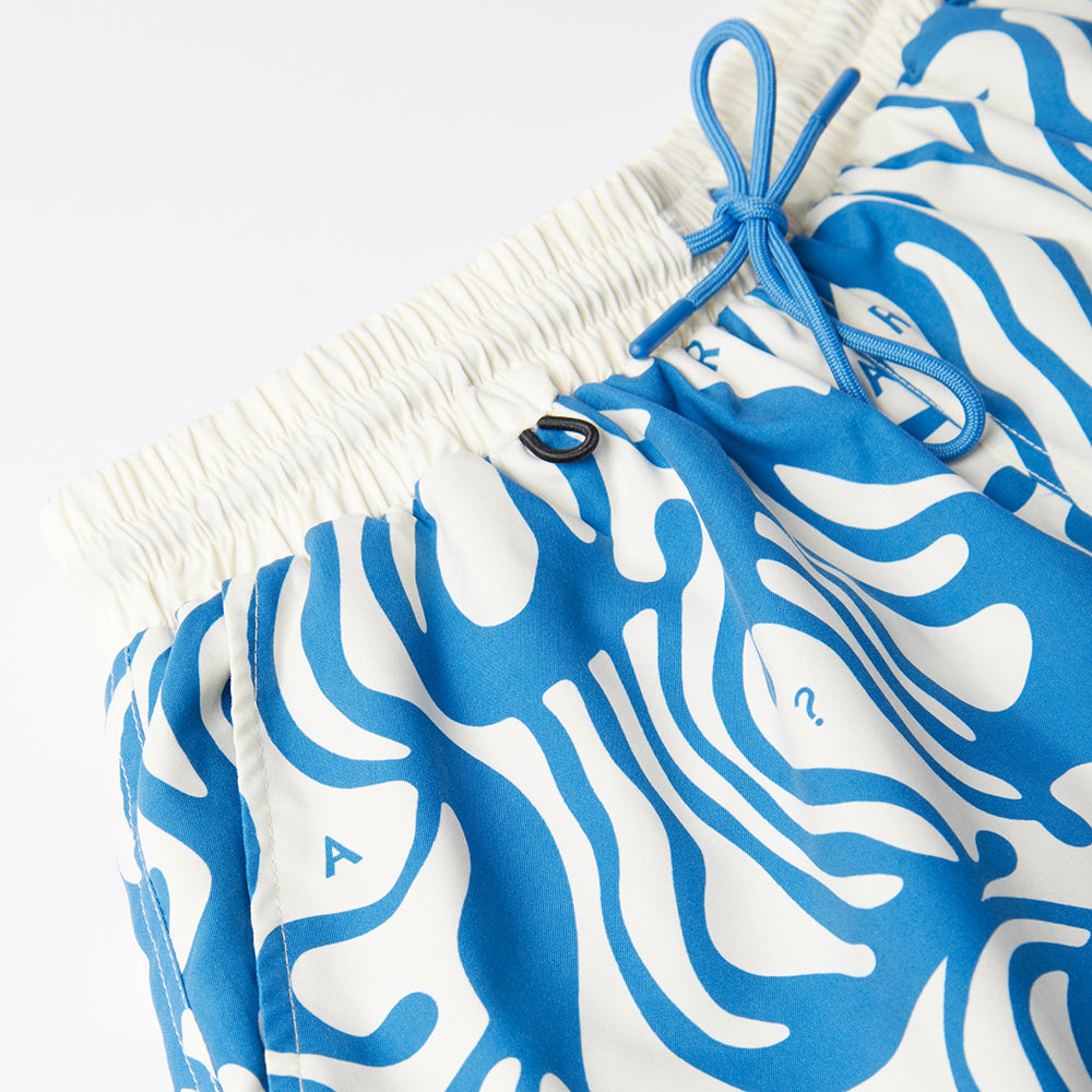 By Parra The Blob Swim Shorts - Blue