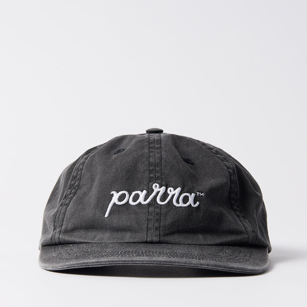 By Parra Scripted 6P Hat - Washed Black