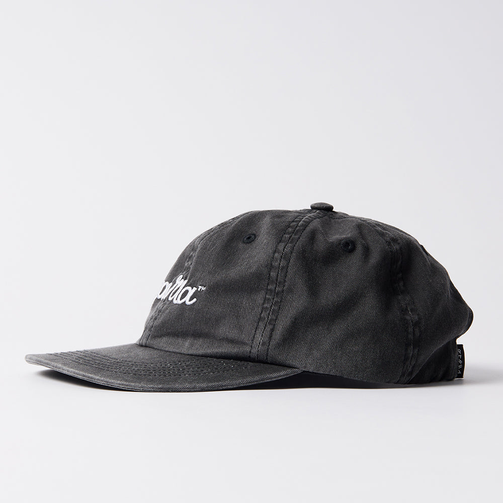 By Parra Scripted 6P Hat - Washed Black