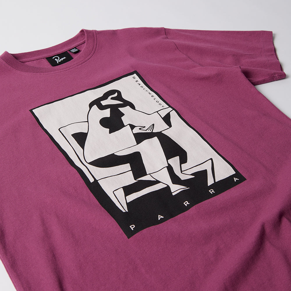 By Parra The Confession T-Shirt - Washed Magenta