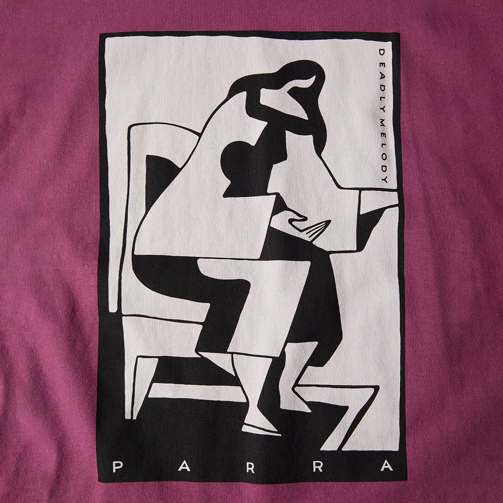 By Parra The Confession T-Shirt - Washed Magenta