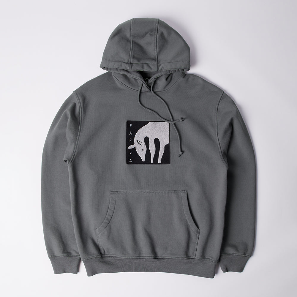 By Parra Get On The Donkey Hoodie - Washed Grey