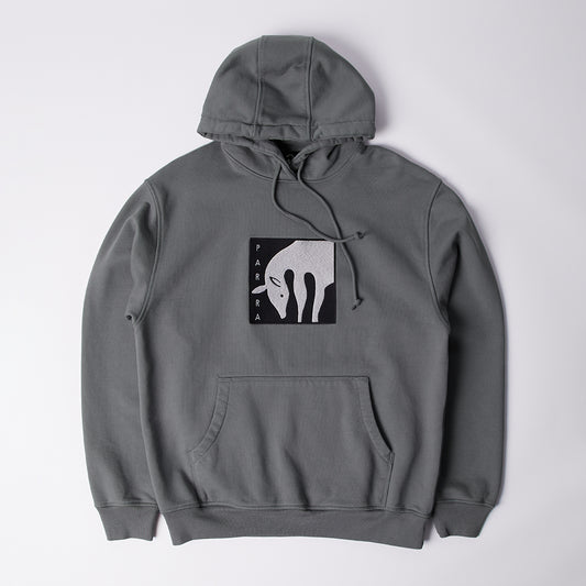 By Parra Get On The Donkey Hoodie - Washed Grey