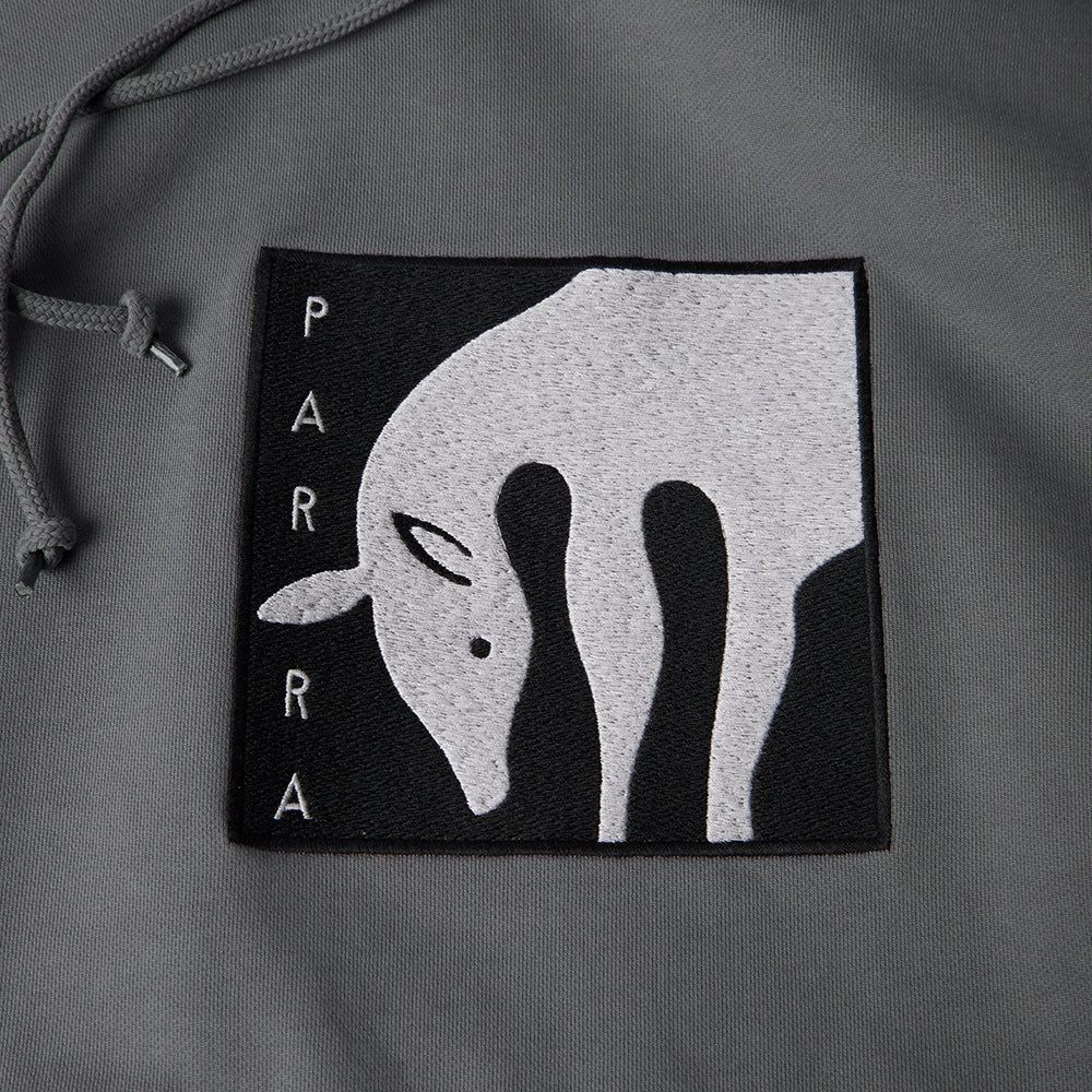 By Parra Get On The Donkey Hoodie - Washed Grey