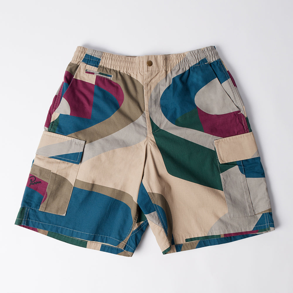 By Parra The Wall Camo Shorts